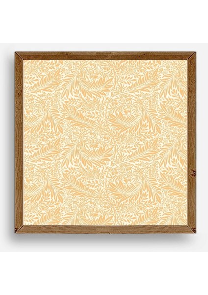 Yaprak Ahşap Çerçeveli Tablo