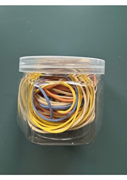 Renkli Ambalaj Lastiği 80 gr Kapaklı Kutuda Çok Yönlü Kullanım İçin Pratik fırsatları