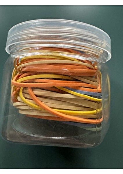 Renkli Ambalaj Lastiği 80 gr Kapaklı Kutuda Çok Yönlü Kullanım İçin Pratik indirimleri