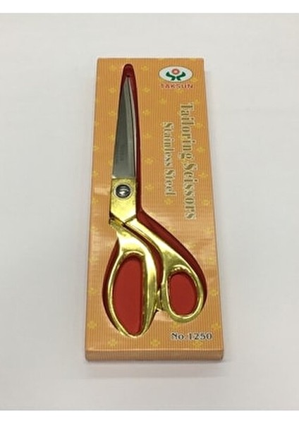 10 inç Terzi Makası NO-1250 Sarı Renk 26 cm Kesim Araç Gereçleri modelleri