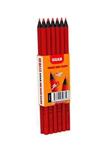 12 Adet Kırmızı Renkli Dark Kopya Kalemi Okul ve Ofis İçin Uygun Kalemler indirimleri