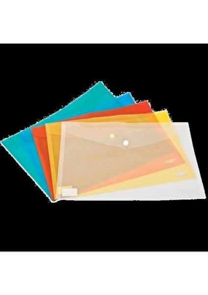 12'li Çıtçıtlı A4 Evrak Zarfı Karışık Renkler ile Pratik Dosya Çözümü fiyatları