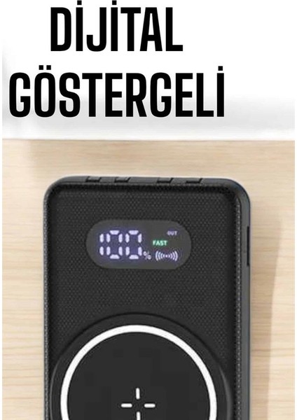 Hızlı Şarj Dijital Göstergeli Powerbankli Çoklu Şarj Özelliği fırsatları