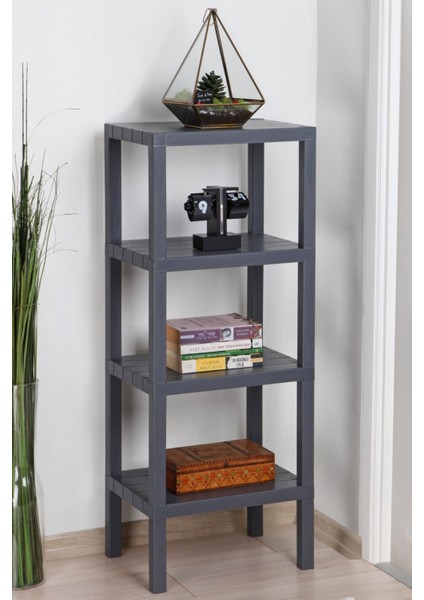 4 Katlı Çok Amaçlı Çok Renkli Plastik Raf Ünitesi, Kaliteli ve Şık Tasarım