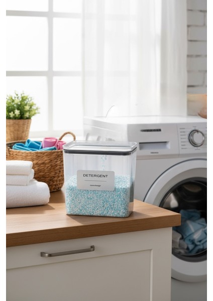 2900ML Deterjan Kutusu, Pratik ve Şık Bulaşık Temizleme Kabı