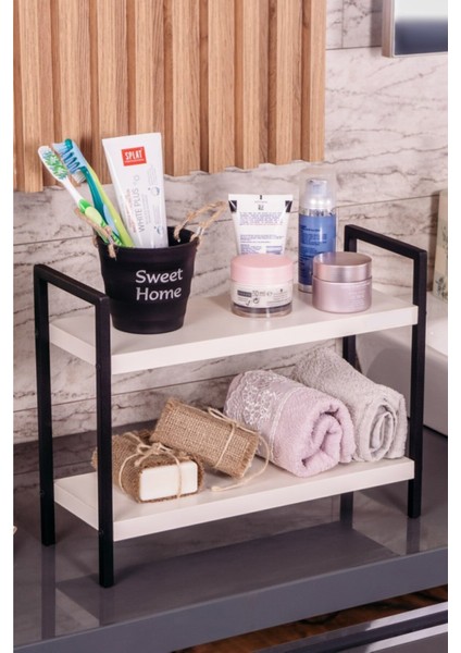 Pratik ve Şık Çok Amaçlı Masa Üstü Düzenleyici ve Raf Seti