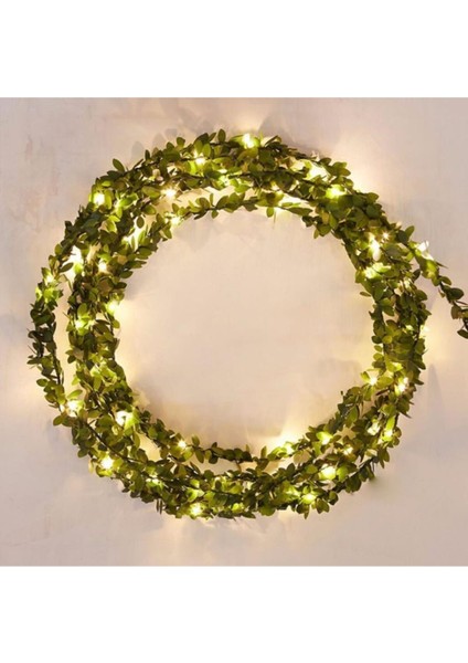 3 Metre Yapraklı Dekorlu Pilli Peri LED Işık Yılbaşı Aydınlatması fiyatları