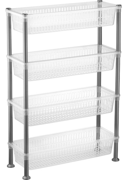 Şeffaf Slim Sebzelik, Pratik ve Şık Mutfak Düzeni Için