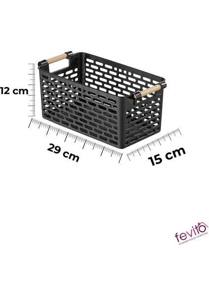 Çok Amaçlı Organizer Sepet, Dolap ve Çekmeceler Için Siyah Renk fiyatları