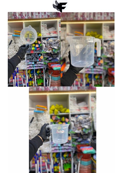 Şeffaf 1,5 Lt Maşrapa Seti - 10 Adet, Dayanıklı ve Kullanışlı