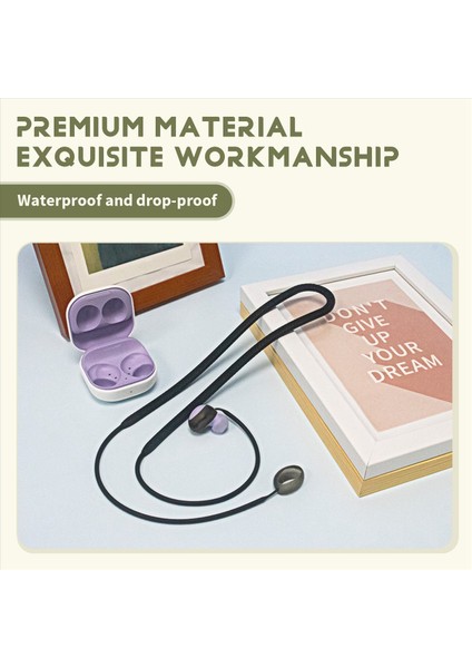 Sony WF-1000XM4 Kulaklık Boyun Kayış Kablosu Için Sport Anti-Lost Silikon Kulaklık Kablosu Tutucu Kablosu (Siyah) (Yurt Dışından) indirimleri