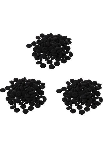 Fasdga 300 Pcs Siyah Sünger Kulaklık Kulaklık Kulak Pedleri Kapak Değiştirme (Yurt Dışından)
