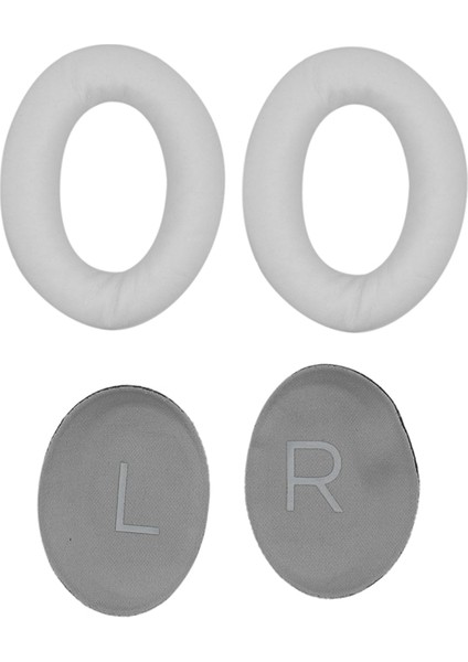 1 Pair Bose Qc 45 Kulaklık Kolayca Değiştirilen Kulaklık Koruyucu Kollu Toka Earpads Beyaz (Yurt Dışından)
