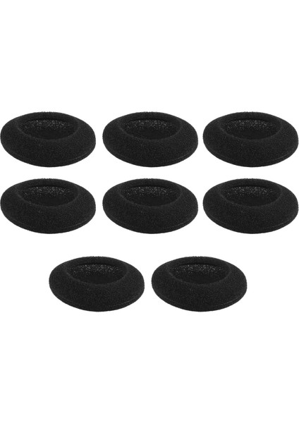 4 Çift 55MM Yedek Kulaklık Pedi Kulaklık Kara (Yurt Dışından)