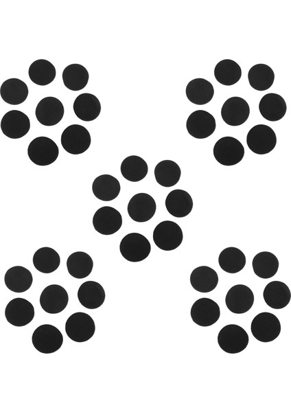 20 Çift 60MM Yedek Kulak Köpüğü Kulaklık Pedi Kulaklık Kara (Yurt Dışından)