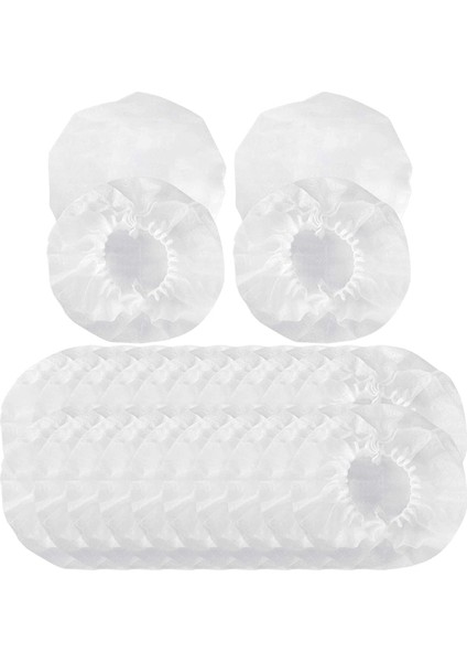 100 Çiftlik Gerilebilir Kulaklık Kapakları Akg K712 K702 K701 K550 / 4 72 Inçlik Kulak Üstü Kulaklık Için Tek Kullanımlık Kulaklıklar (Yurt Dışından)