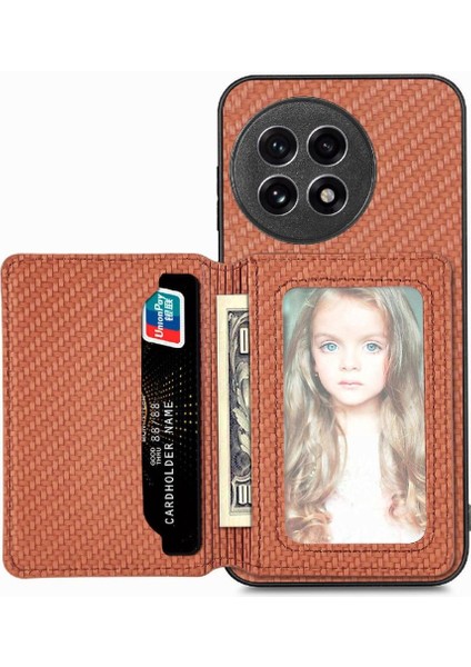 Oneplus Ace 5 Pro Manyetik Kart Tutucu Standı Fonksiyonu Için Kılıf Tamamlandı (Yurt Dışından)