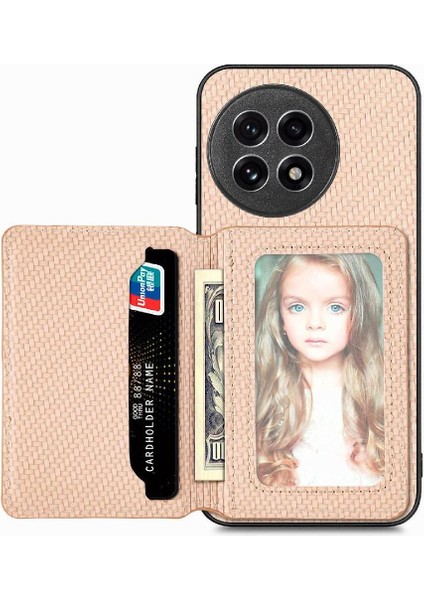 Oneplus Ace 5 Pro Manyetik Kart Tutucu Standı Fonksiyonu Için Kılıf Tamamlandı (Yurt Dışından)