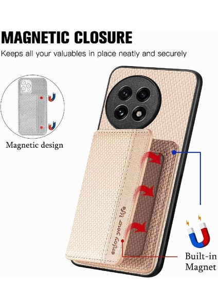 Oneplus Ace 5 Pro Manyetik Kart Tutucu Standı Fonksiyonu Için Kılıf Tamamlandı (Yurt Dışından) modelleri