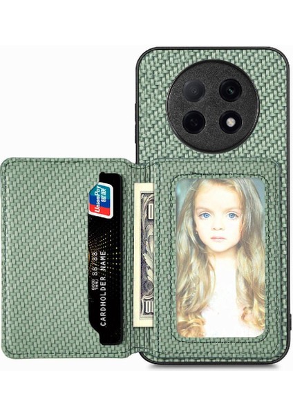 Oppo A5 Pro Manyetik Kart Tutucu Standı Fonksiyonu Rfıd Engelleme Için Kılıf (Yurt Dışından)