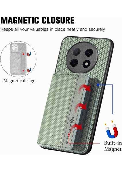 Oppo A5 Pro Manyetik Kart Tutucu Standı Fonksiyonu Rfıd Engelleme Için Kılıf (Yurt Dışından) modelleri