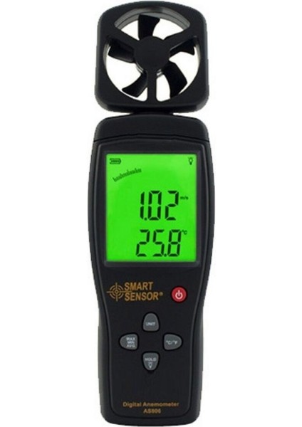 Rüzgar Hızı ve Sıcaklık Ölçer Anemometre, Hassas ve Güvenilir Ölçüm