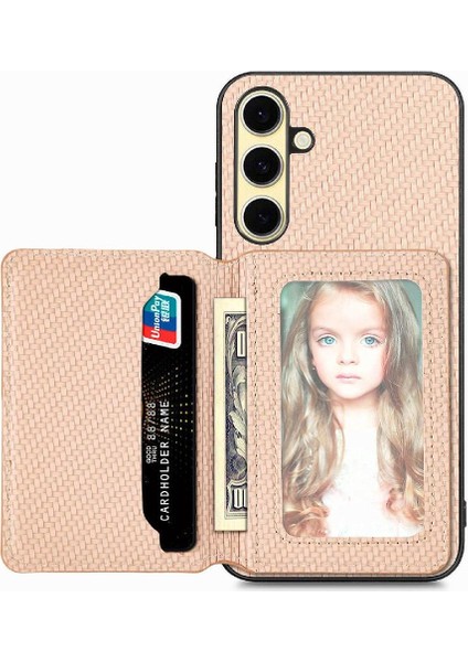 Samsung Galaxy A56 Stand Fonksiyonu Rfıd Engelleme Manyetik Kart Için Kılıf (Yurt Dışından)