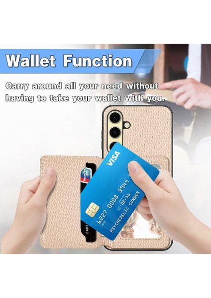 Samsung Galaxy A56 Stand Fonksiyonu Rfıd Engelleme Manyetik Kart Için Kılıf (Yurt Dışından) fırsatları