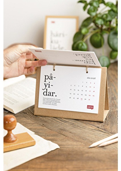 2026 Güzel Kelimeler Takvimi