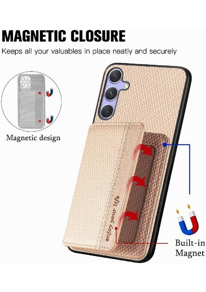 Samsung Galaxy S25 Manyetik Kart Tutucu Stand Fonksiyonu Rfıd Için Kılıf (Yurt Dışından) fiyatları