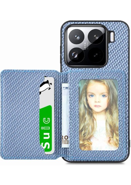 Xiaomi 15 Stand Fonksiyonu Için Kılıf Komple Kamera Güvenlik Manyetik Kart (Yurt Dışından)