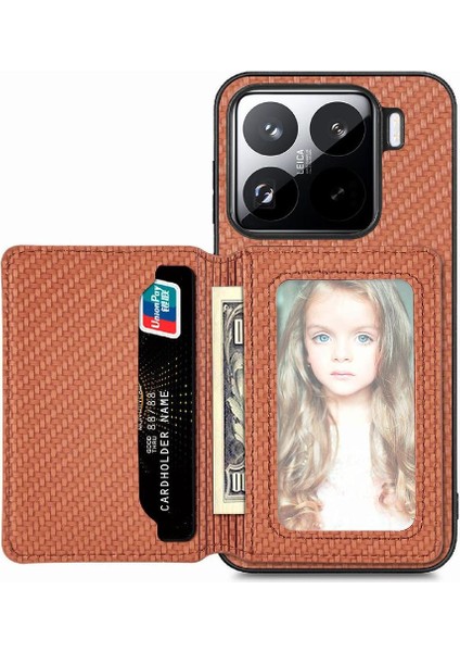 Xiaomi 15 Pro Rfıd Engelleme Manyetik Kart Tutucu Komple Kamera Için Kılıf (Yurt Dışından)