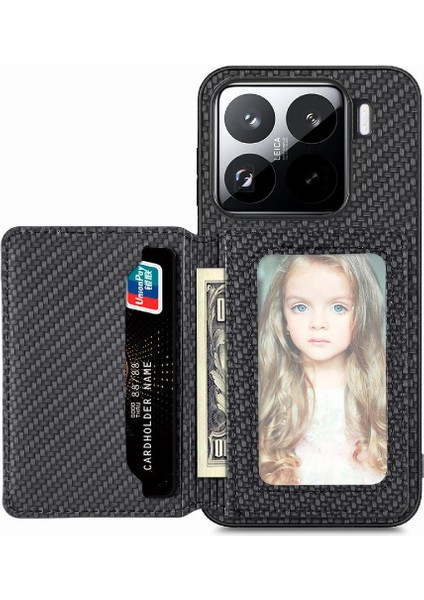 Xiaomi 15 Pro Rfıd Engelleme Manyetik Kart Tutucu Komple Kamera Için Kılıf (Yurt Dışından)