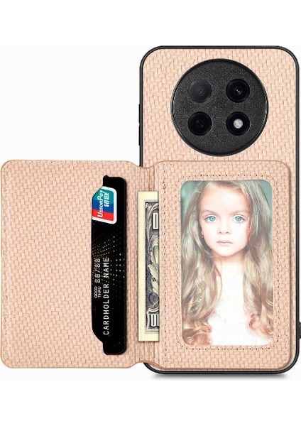 Oppo A5 Pro Manyetik Kart Tutucu Standı Fonksiyonu Rfıd Engelleme Için Kılıf (Yurt Dışından)