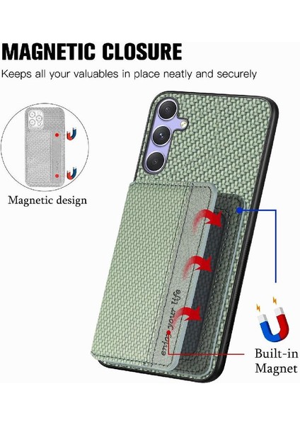 Samsung Galaxy S25 Manyetik Kart Tutucu Stand Fonksiyonu Rfıd Için Kılıf (Yurt Dışından) fırsatları