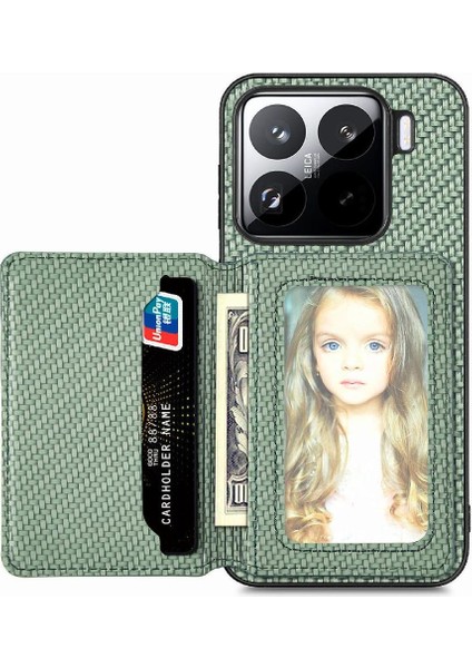 Xiaomi 15 Stand Fonksiyonu Için Kılıf Komple Kamera Güvenlik Manyetik Kart (Yurt Dışından)