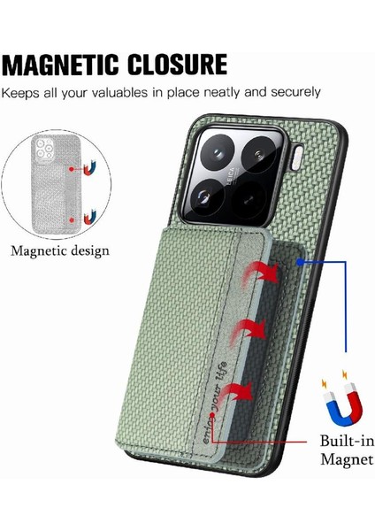 Xiaomi 15 Stand Fonksiyonu Için Kılıf Komple Kamera Güvenlik Manyetik Kart (Yurt Dışından) fırsatları