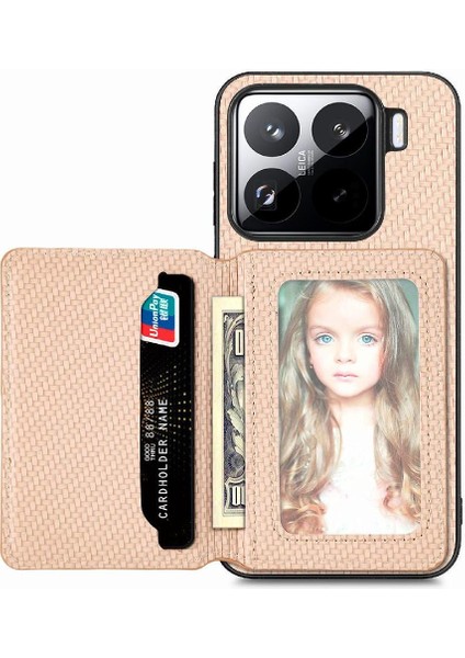 Xiaomi 15 Pro Rfıd Engelleme Manyetik Kart Tutucu Komple Kamera Için Kılıf (Yurt Dışından)