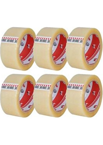 6'lı Paket Şeffaf Koli Bantı Aslan 45X100 cm Ebatları ile Yüksek Kalite fırsatları