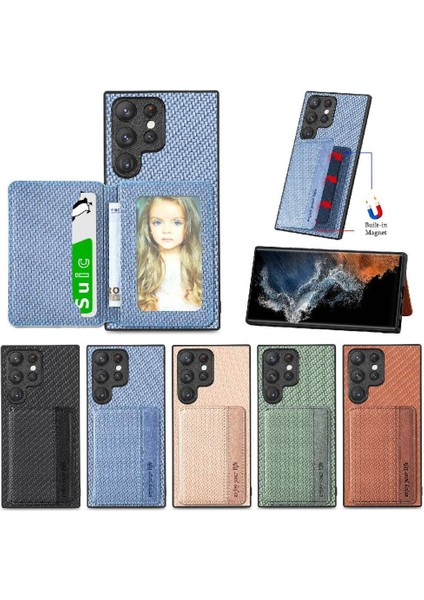 Samsung Galaxy S25 Ultra Rfıd Engelleme Manyetik Kart Tutucu Standı Için Kılıf (Yurt Dışından) indirimleri