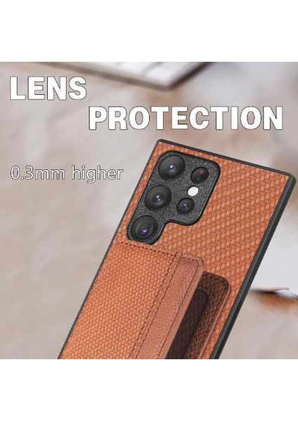 Samsung Galaxy S25 Ultra Rfıd Engelleme Manyetik Kart Tutucu Standı Için Kılıf (Yurt Dışından) modelleri