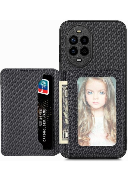 Huawei Nova 13 Pro Manyetik Kart Tutucu Rfıd Engelleme Standı Için Kılıf (Yurt Dışından)