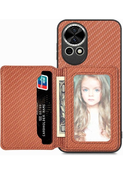 Huawei Nova 12 Komple Kamera Güvenlik Standı Fonksiyonu Rfıd Kartı Için Kılıf (Yurt Dışından)