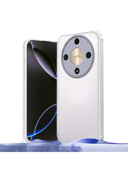 Honor Magic8 Lite 5g Kılıf Güçlendirilmiş Köşe Darbeye Dayanıklı Tpu + Akrilik Telefon Kılıfı (Yurt Dışından)