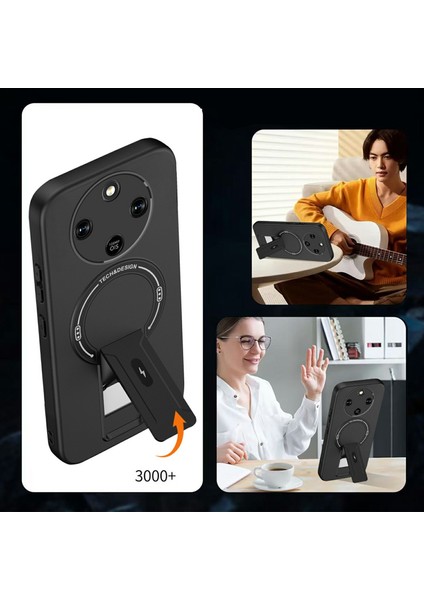 Honor Magic8 Lite 5g Pc + Tpu Telefon Kılıfı Deri Dokunmatik Ayaklı Kılıf (Yurt Dışından) fiyatları