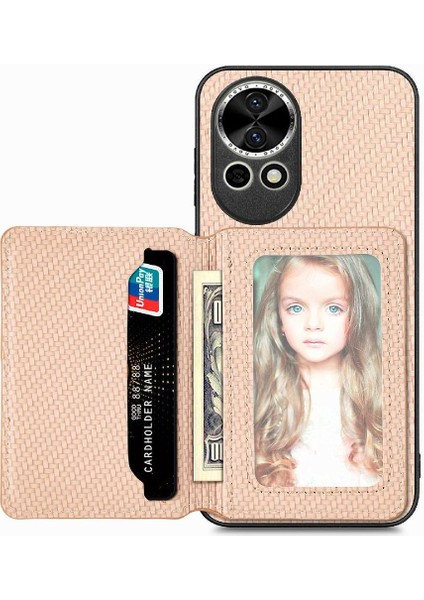 Huawei Nova 12 Komple Kamera Güvenlik Standı Fonksiyonu Rfıd Kartı Için Kılıf (Yurt Dışından)