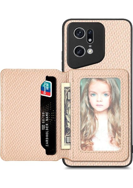 Oppo Bulmak Için Kılıf X5 Pro Rfıd Engelleme Manyetik Kart Tutucu Komple (Yurt Dışından)