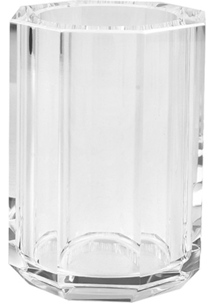 Şeffaf Banyo Aksesuarı Diş Bardağı, Şık ve Kullanışlı Tasarım