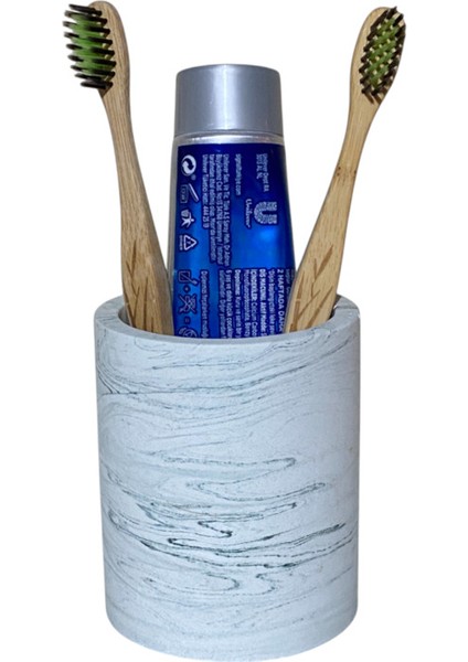 Modern Mermer ve Beton Tarzında 5 Parça Banyo Aksesuar Seti fiyatları