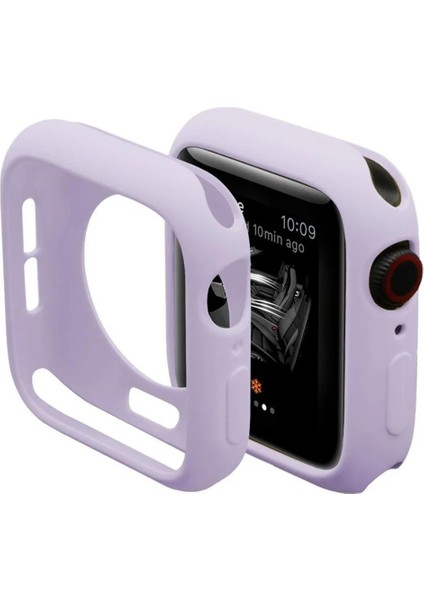 CPT83 Apple Watch 42MM Silikon Alt Kasa - Lila